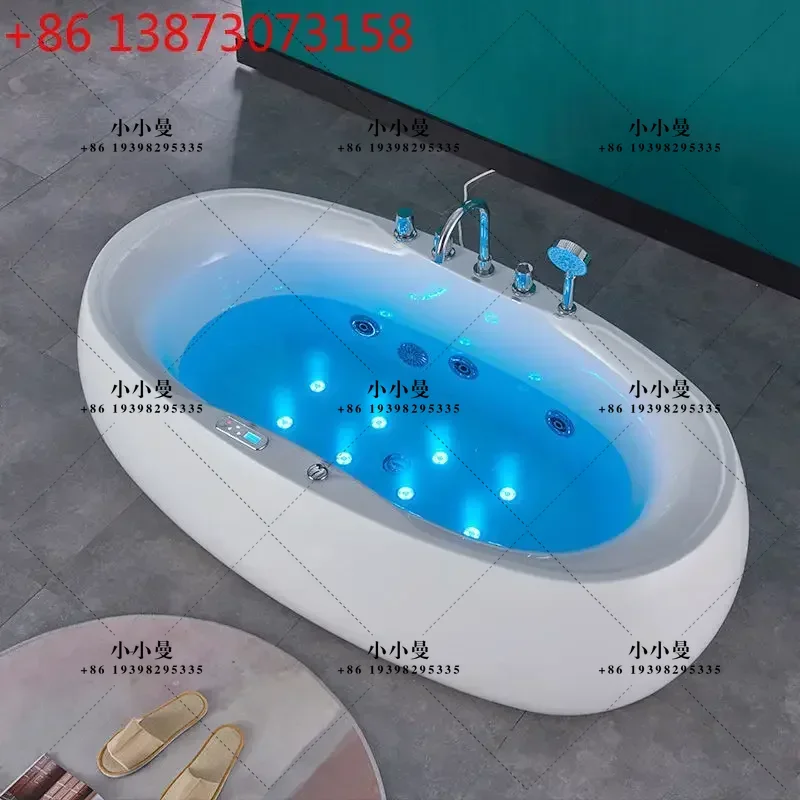 Independent massage for adults, home heating, intelligent acrylic vertebra, round luxury bath