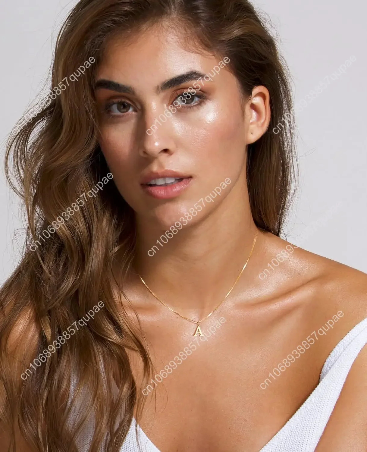 Золотое ожерелье с инициалами для девочек, изящное модное ожерелье с золотыми буквами, крошечное ожерелье-чокер с подвеской A-Z, модное милое персонализированное ожерелье