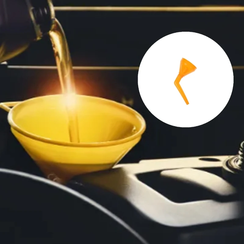 

Простой в использовании инструмент для наполнения, пластиковая строительная масляная воронка для герметичной передачи автомобильных мотоциклетных баков H9EE