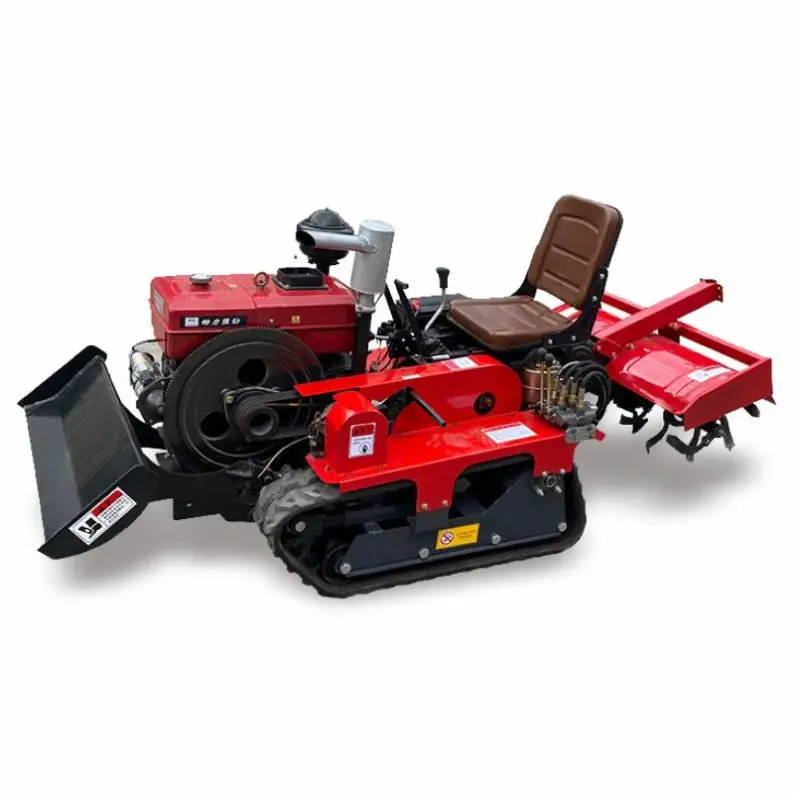 Tracteur de machines agricoles, motoculteur rotatif de canne à sucre, 25HP