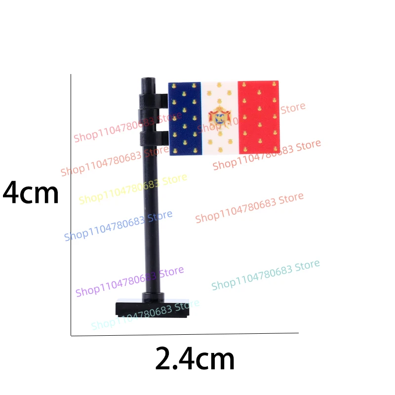 軍事的なイギリス、アメリカ、フランス、ポーランド、ロシアの国旗、ヘルメット、ビルディングブロック組み立てモデルおもちゃ、アニメ漫画ギフト、装飾品