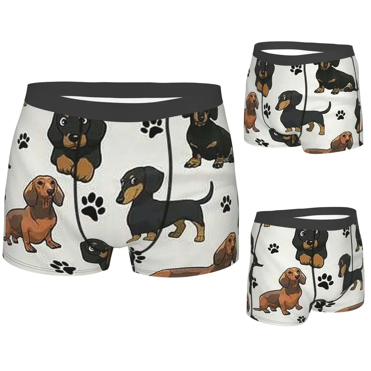 

Boxer Underpants Shorts Dachshund Dog Cartoons Cute Panties Men Comfortable Underwear for Homme Man Boyfriend Gift