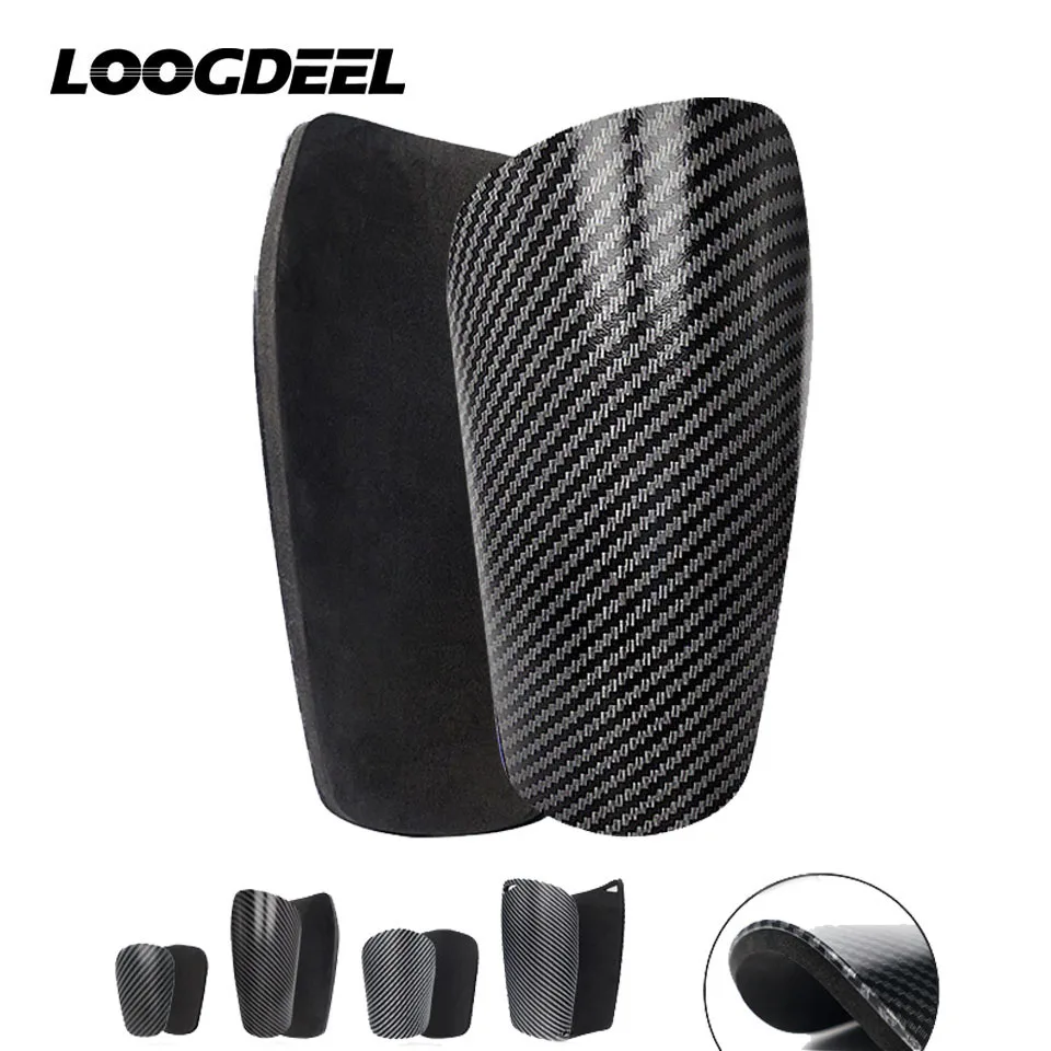 Loogdeel Soccer Shin Guards, Shin Protection Portable Soccer Protective Equipment, Football Training Shin Guards Protector