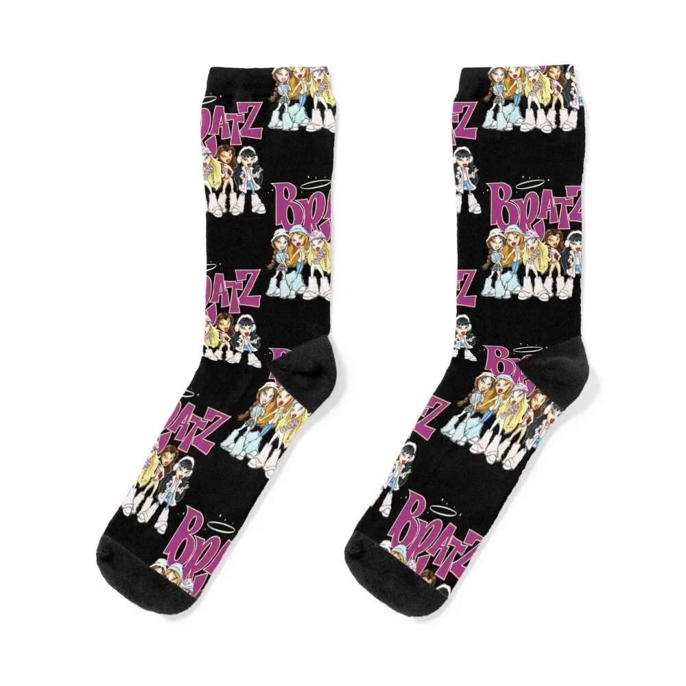 

Bratz Socks luxe kawaii gift warm winter Ladies Socks Men's Lots men cotton high quality summer hockey Socks Female Men's