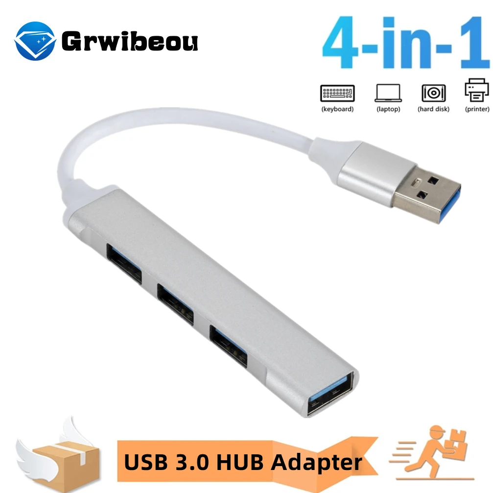 

USB 3.0 HUB USB C HUB Type C 3.1 4 Port Multi Splitter Adapter OTG For Xiaomi Lenovo Macbook Pro 15 Air Pro PC Computer laptop