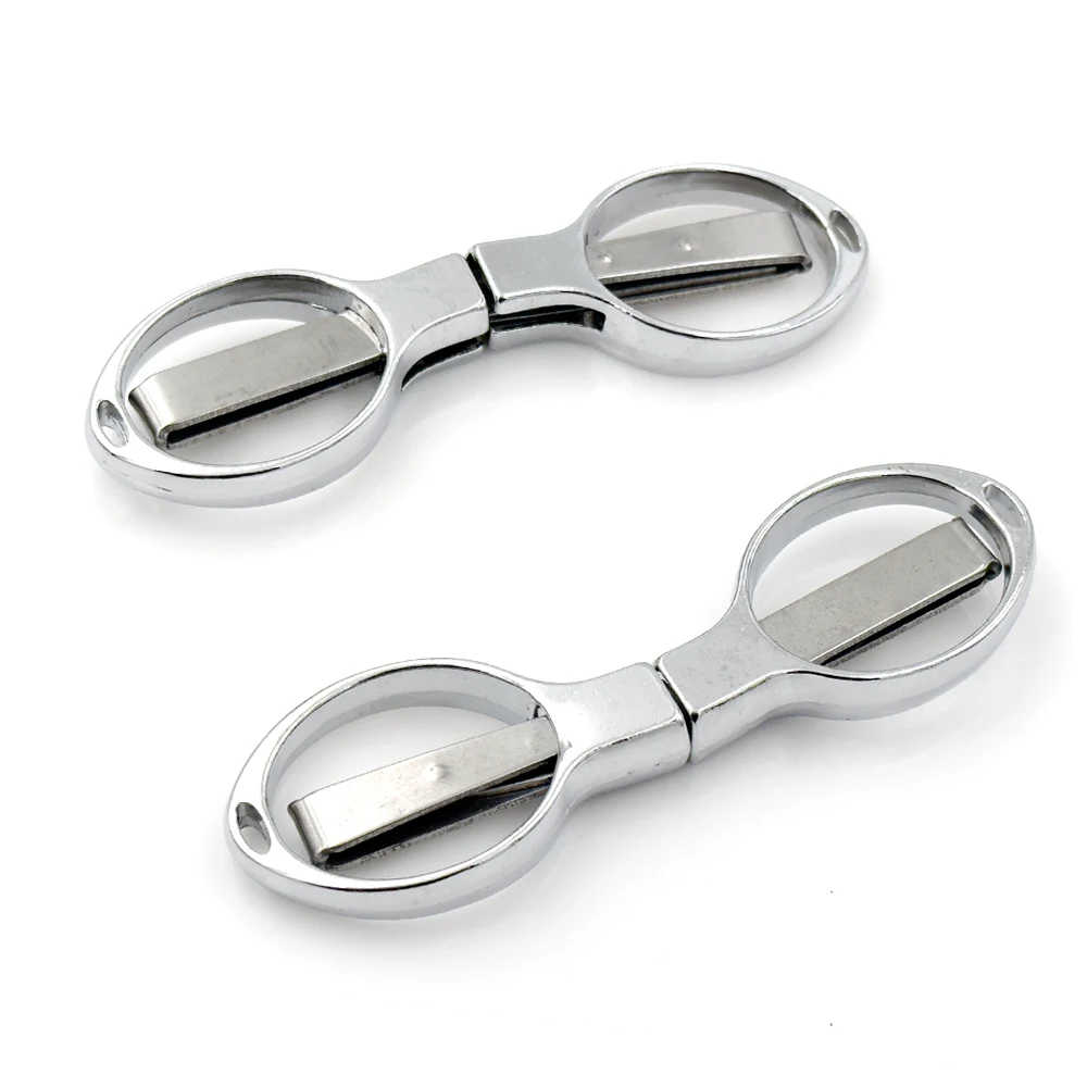 مقص صغير قابل للطي مصنوع من الفولاذ المقاوم للصدأ للنقرات سلك لف خط الصيد أدوات الخياطة مقص تطريز أدوات اصنعها بنفسك #4