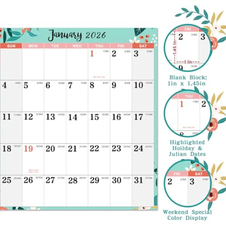 2026 Yearly Wall Calendar Dry Erase Calendar Erasable Wall Calendar 2026 JAN 2026 DEC 2026 12 Months Yearly Calendar 34.8'' × 2