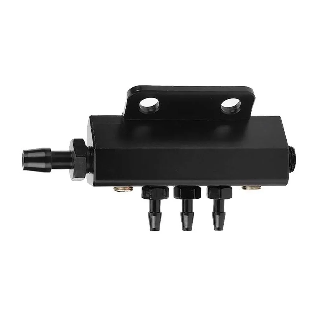 Vacuum Manifold Block Vacuum Port Block 1/8NPT Fuel Gas Wastegate Turbo Boost 5 Port Car Vacuum Block Intake Manifold Kit