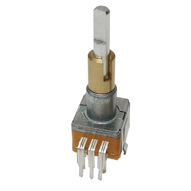 

Энкодер AAAN-EC11, 30 позиций, 15 импульсов, 8 контактов, 25 мм, полувал, двойная ось вала EC110701N2B с кнопочным переключателем