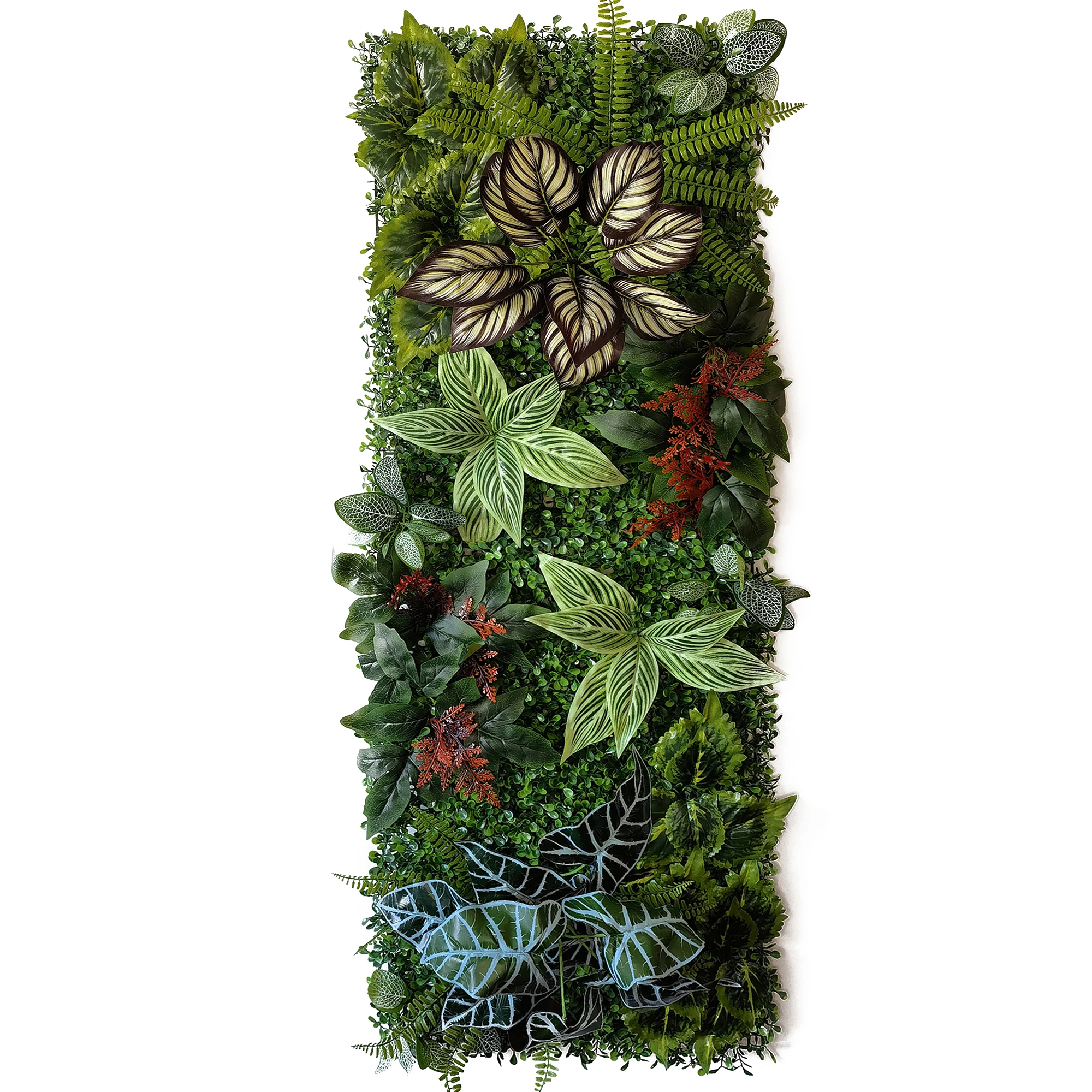 NEUE 3D 40CM * 120CM Künstliche Grüne Pflanzenwand-Platte Plastik-Rasenteppich Garten Heim Hintergrund Wanddekoration – Detail 4