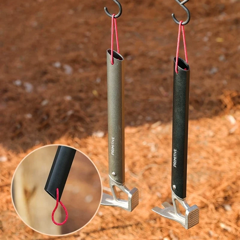 Multifunctional Camping Hammer Practical Outdoor Gear Portable Survival Accessory Hand Tool for Tent Building Camping view 5