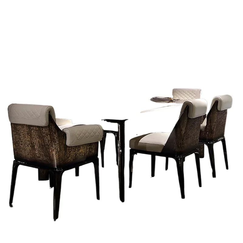 Luxury dining table and chairs