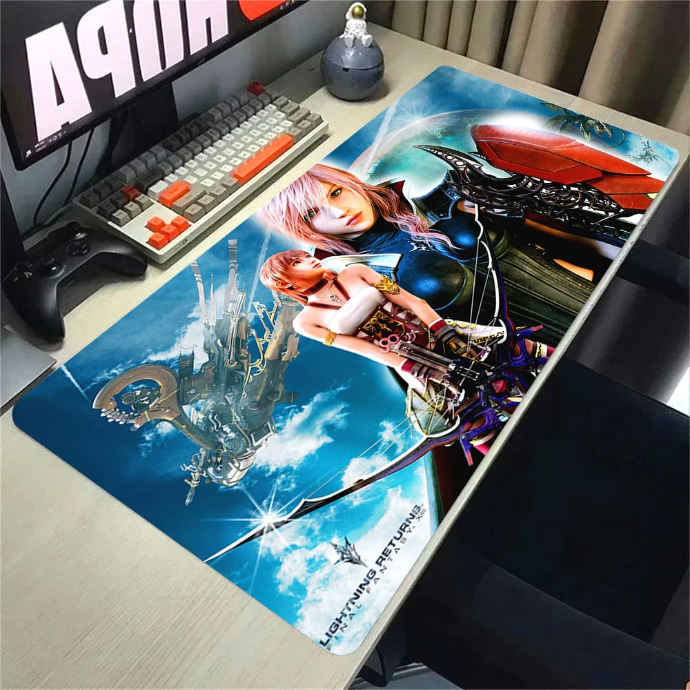 

Коврик для мыши для геймера ПК Final Fantasy 7, большой игровой коврик для мыши, компьютерный ноутбук, коврик для мыши, коврик для клавиатуры, настольный коврик XXL, офисный коврик для мыши