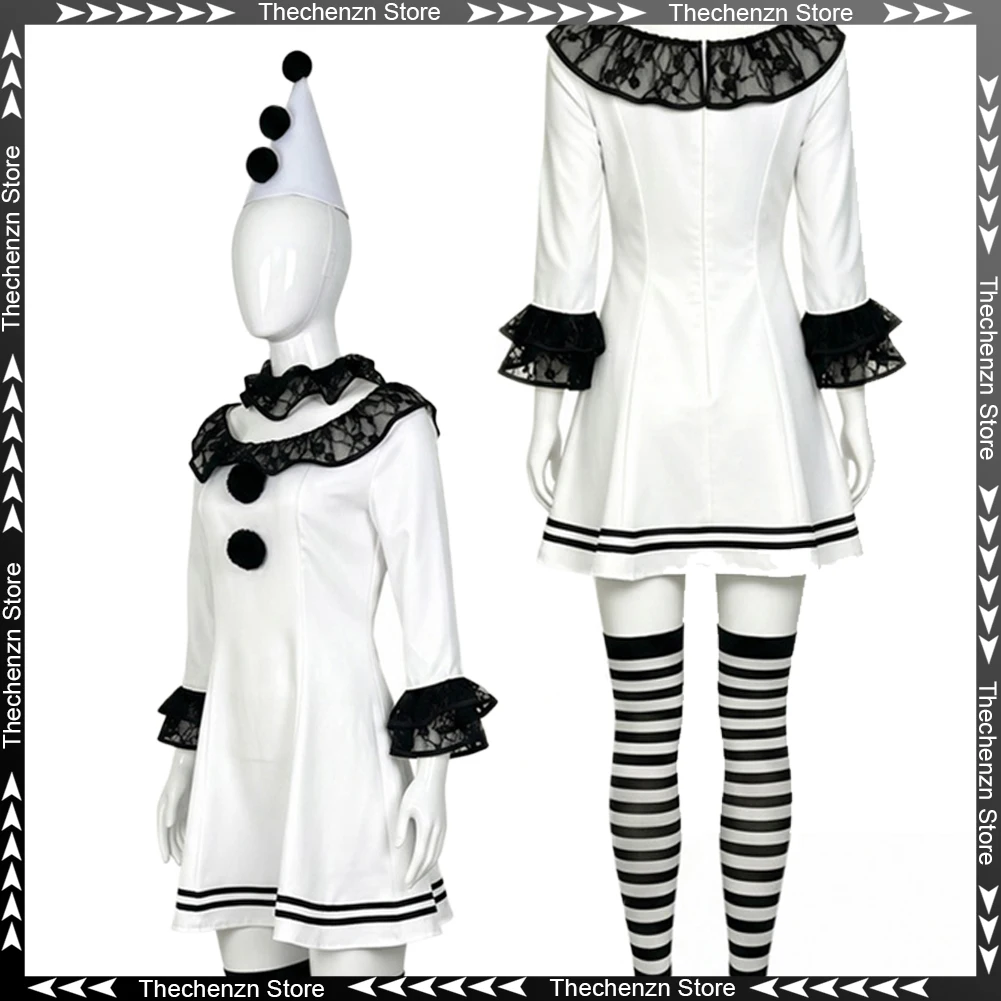 Fancy Dress Horror Art Clown Cosplay For Women Clothing 2026 Movie Terrifier 4 Woman Costume Halloween Adult Female Party Outfit