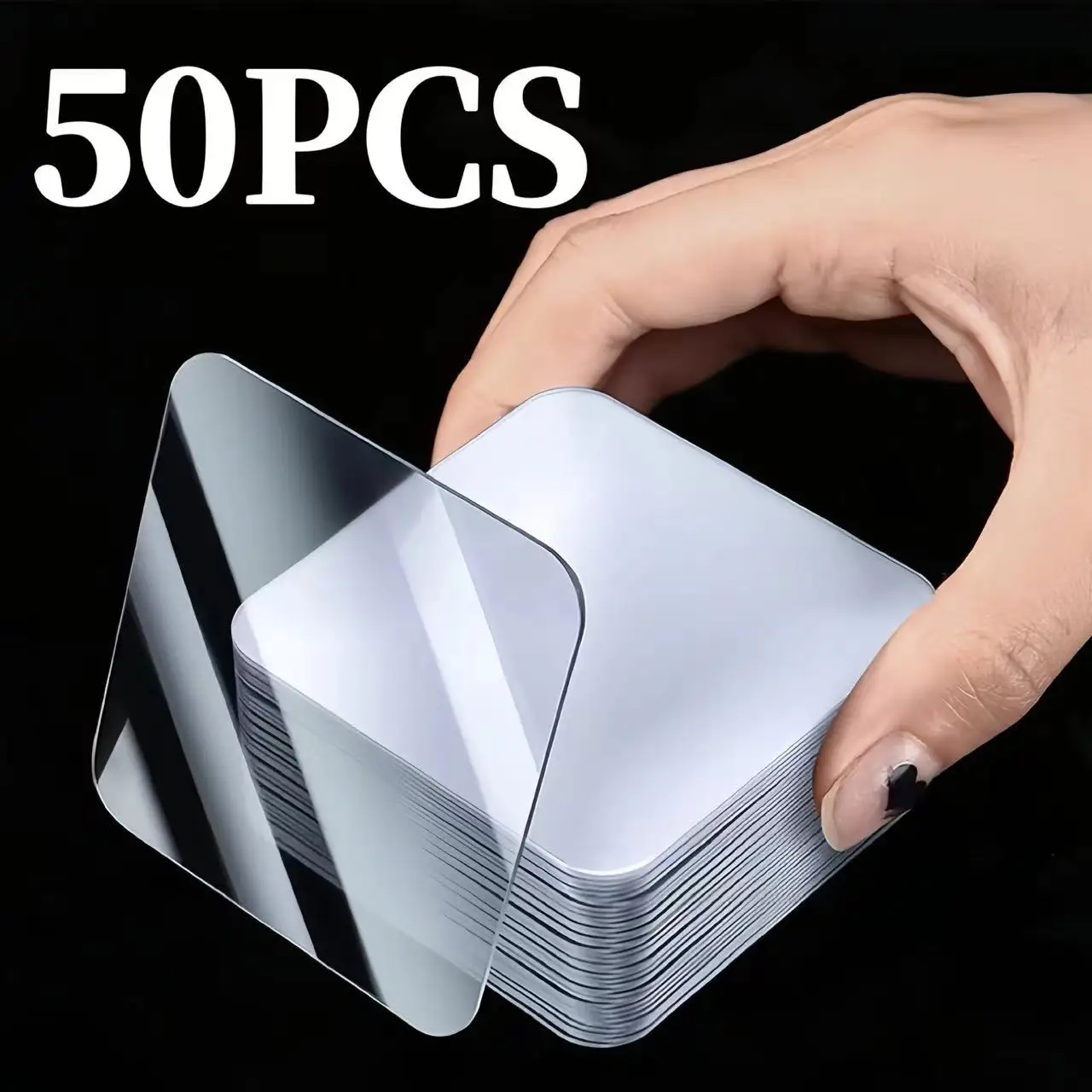 yZ[zSuper Strong Nano Double Sided Tape - Heavy Duty Waterproof Adhesive for Home & Car Decor - Reusable No Residue Transparent Stic