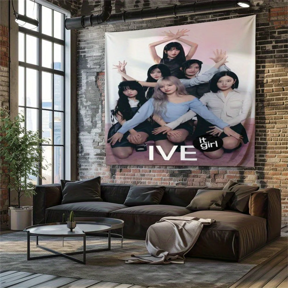 

Персонализированный декор для комнаты фанатов айдолов, настенное украшение для спальни и общежития, фоновая ткань, подарок на праздник