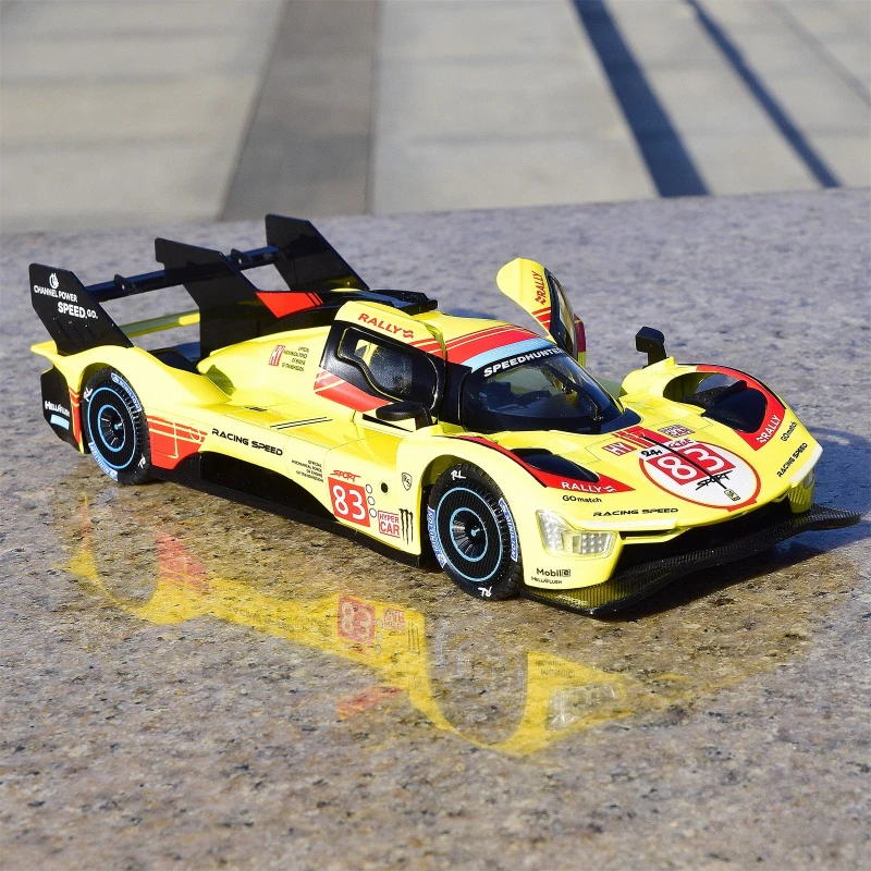 

Модель спортивного автомобиля 1:22 499P из сплава, имитация, коллекционная, игрушечная машинка, украшение, игрушка для детей, для мальчиков