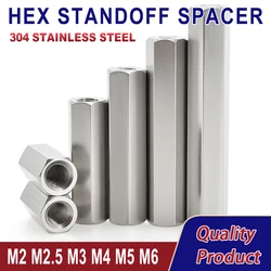 M2 M2.5 M3 M4 M5 M6 304 stainless steel Spacer Hex Standoff Hex Column Pillars Motherboard Standoffs Screw Hexagonal Bolt Spacer