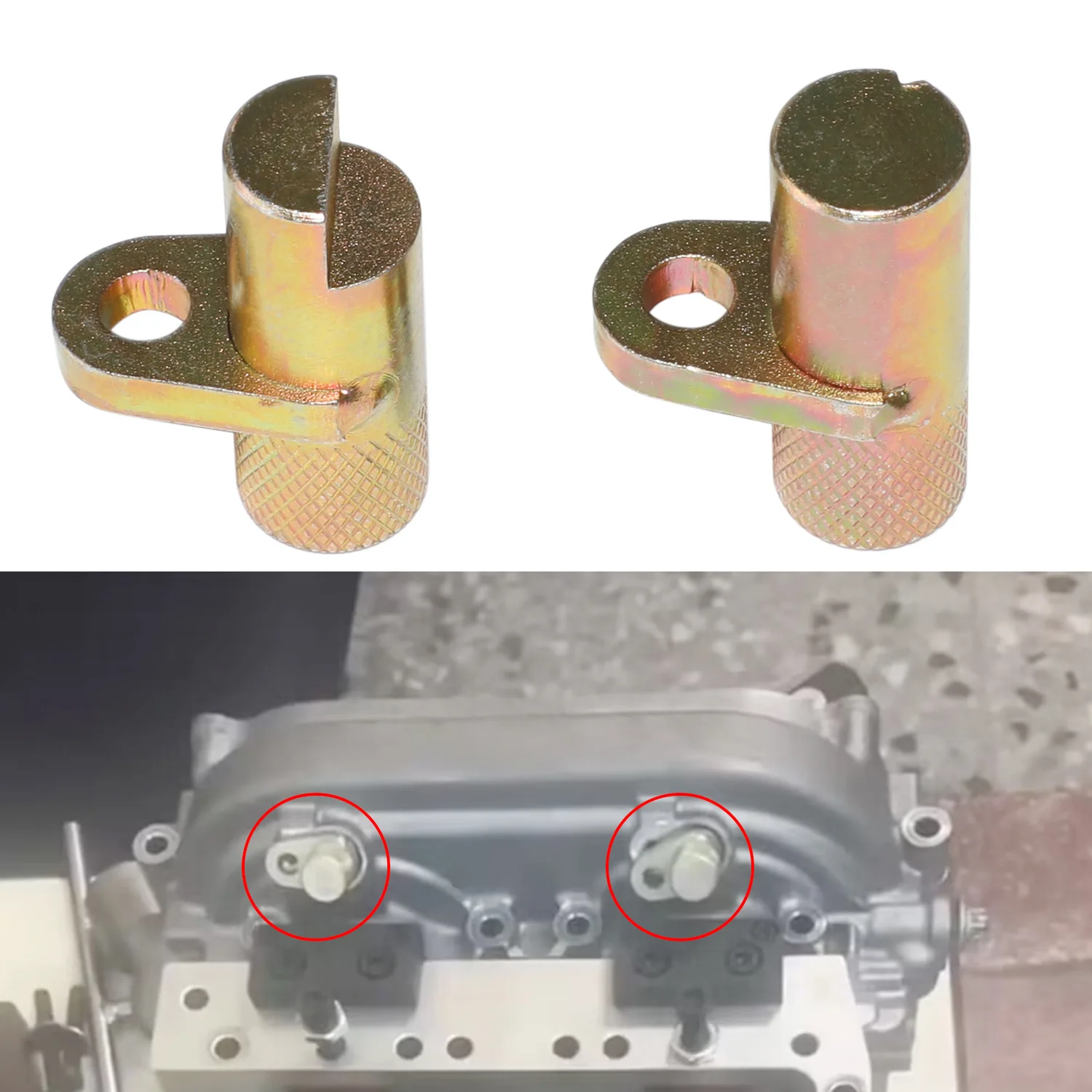 

Suitable for The VVT wheel is fixed with a special tool Suitable for the position of the signal disk Suitable for the Mercedes-B