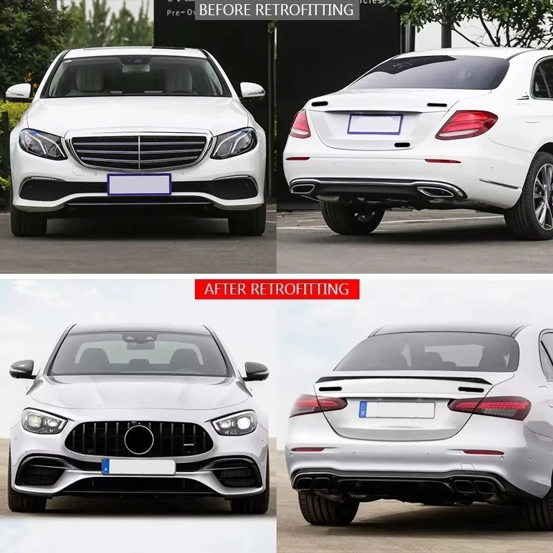 

Factory-Style Non-Destructive Bumper Kit 2016-2018 W213 Early & Late Condition New for E-Class Upgrade AMG