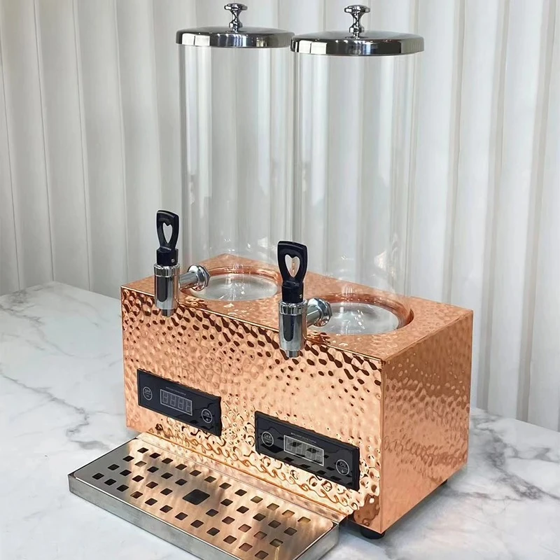 Luxury Electric Cold Drink Dispenser 3L6L Juice Dispenser Thermostat Controller Stainless Steel Ice Tea Drink Dispenser