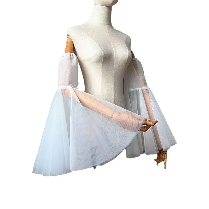

Halloween chiffon decorative sleeve cover cosplay European-style wedding dress decorative accessories