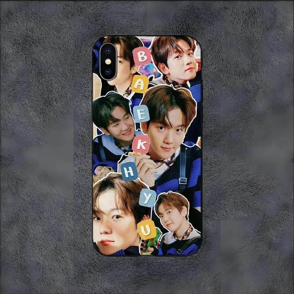 حافظة هاتف B-BaekHyun E-EXO لهاتف سامسونج S25، S24، S22، S23، S30، Ultra، S20، S30، Plus، S21 Fe، 10,9,5G غطاء سيليكون