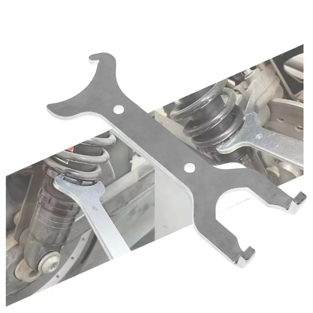 Rear Shock Absorber Adjustment Tool Chrome Plated Compatible With For Softail Motorcycle Models