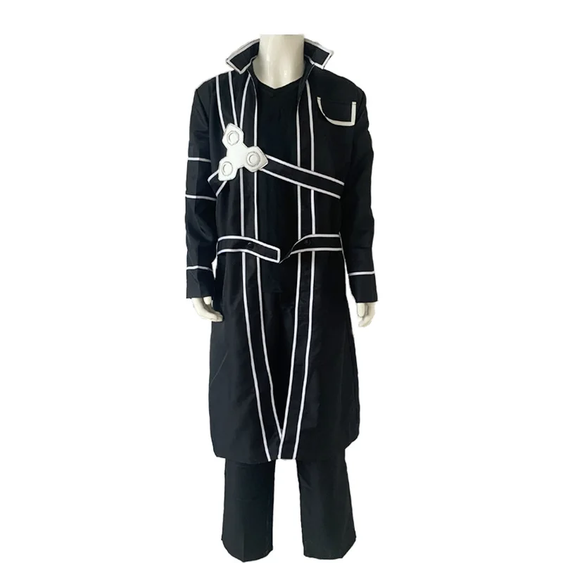 

Sword Anime Kirigaya Kazuto Kendo Cosplay Costume Man Black Uniform Kirigaya Kazuto Cosplay Clothings