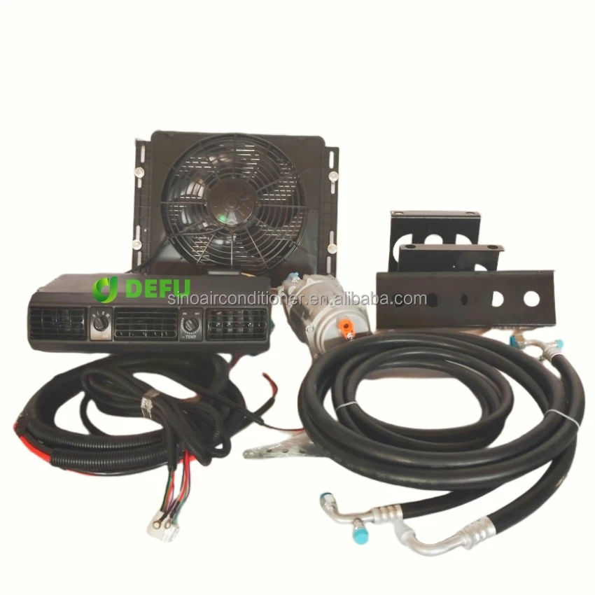 Cooling Heating Universal Camper RV Electric 24V Car Under-dash AC 12V Auto Air Conditioning 12 Volt For Modification