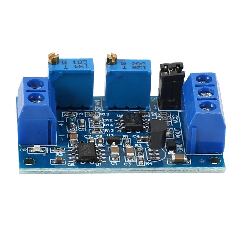 5X Current To Voltage Module 0/4-20Ma To 0-3.3V 5V 10V Voltage Transmitter S08