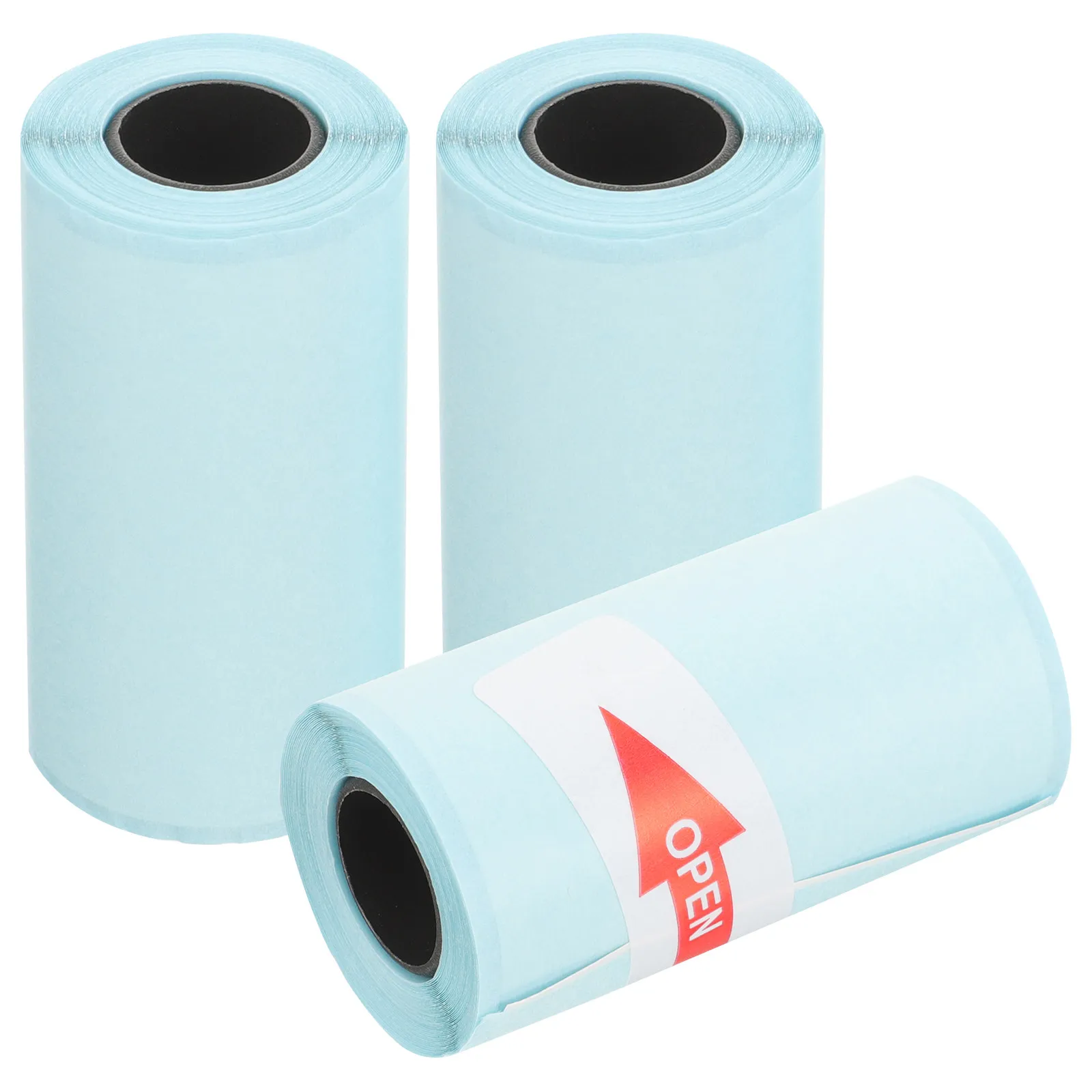 

3 Rolls Adhesive Thermal Label Printing Paper Multi-Purpose Self-Adhesive Sticker Printable Correction Tags Sorting Label