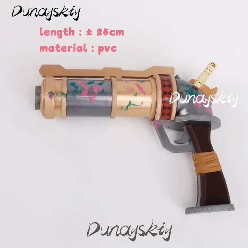 Cosplay League of Legends 2 Arcane Jinx Zap Zap Blaster Games Cosplay Costume Party Props Accessories Fake Gun Blue Wig Costumiz