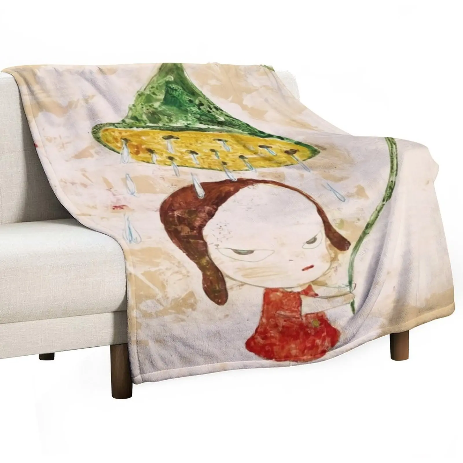 

Rain Under the Flowers Throw Blanket Luxury Throw Giant Sofa Blankets