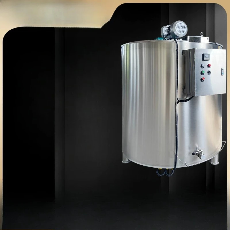 Stainless steel heating liquid stirring insulation tank Daily chemical mixing tank Emulsified chocolate insulation tank