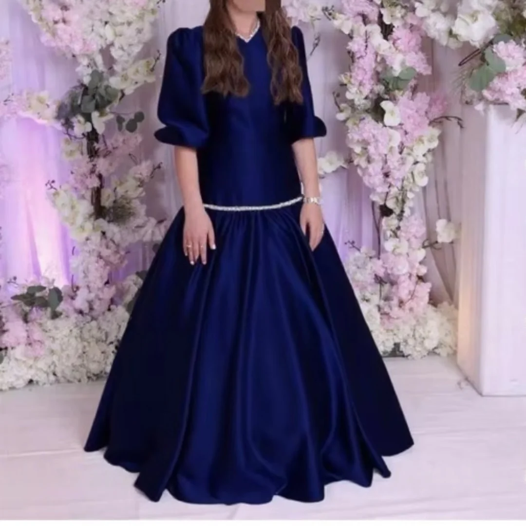 

Индивидуальный пошив: Элегантное атласное пышное платье для девочки на крестины, причастие, свадьбу, день рождения, вечеринку, для маленькой принцессы