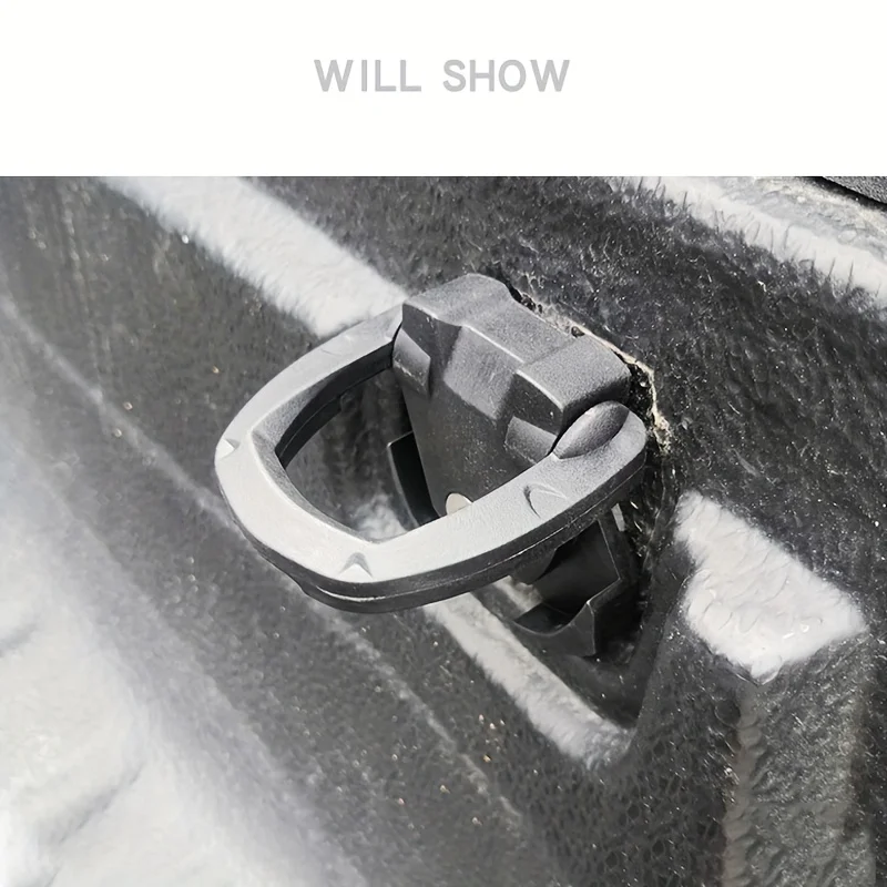 1pc Car Trunk Hooks Organizer Rear Cargo Mounting Luggage Net Fixing Fastener Hooker Black White For Nissan Navara NP300
