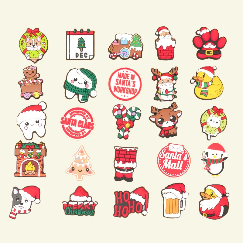 1-25-шт-рождественские-подвески-для-обуви-для-женщин-и-мужчин-модные-рождественские-зубы-собаки-утки-аксессуары-для-обуви-булавки-для-праздничной-вечеринки-подарки