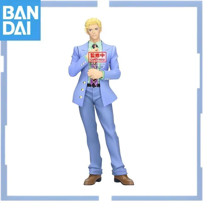 정품 반다이 나무코 반프레스토 죠죠의 기묘한 모험 키라 요시카게 모메트리아 애니메이션 피규어 모델 장난감 선물 수집가 장식품