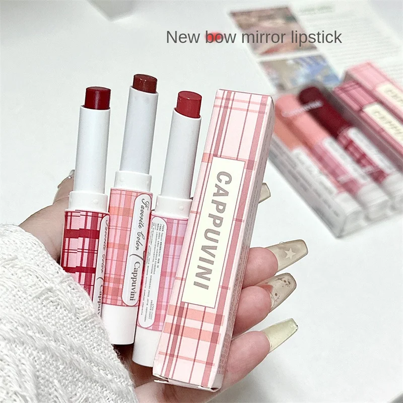 Niedlichen Spiegel Wasser Lippen glasur wasserdicht befeuchten sexy rote Lippen tönung Lippenstift Make-up dauerhafte Antihaft-Tasse Lip gloss Kosmetik