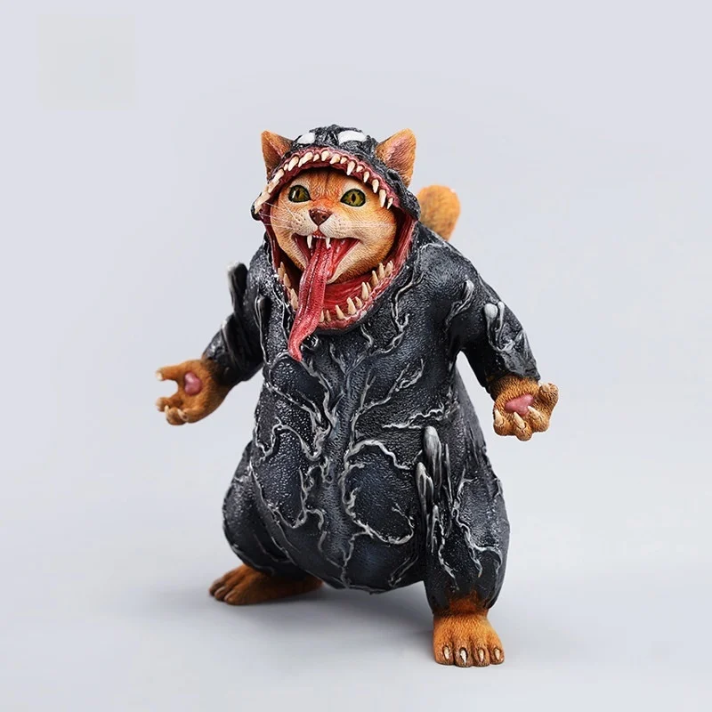Em Estoque: Figura de Gato Venom Bang Jxk 1/6, Modelo de Animal Moderno, Ornamento de Mesa, Charme Clássico, Série de Presentes Colecionáveis