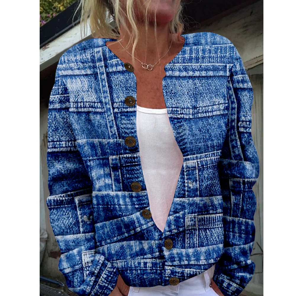 

Autumn Winter Knitted plaid Cardigan Classic Fashion Casual Sweater Streetwear Women Sweaters Knit Top Cozy Jumpers Fashion