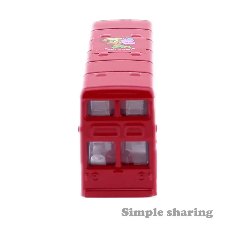 No.095 รถบัสลอนดอนแม่พิมพ์รถไดคาสต์ร้อนของเล่นเด็กชุดโมเดลตลกเด็กเครื่องประดับของสะสม