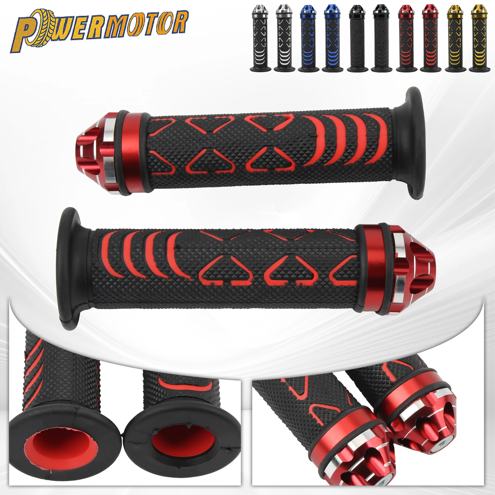 

Universal Motorcycle 22mm 24mm Handlebar Grips Anti-slip Hand Grips For KTM Honda Yamaha Suzuki Motocross Scooters Accessories