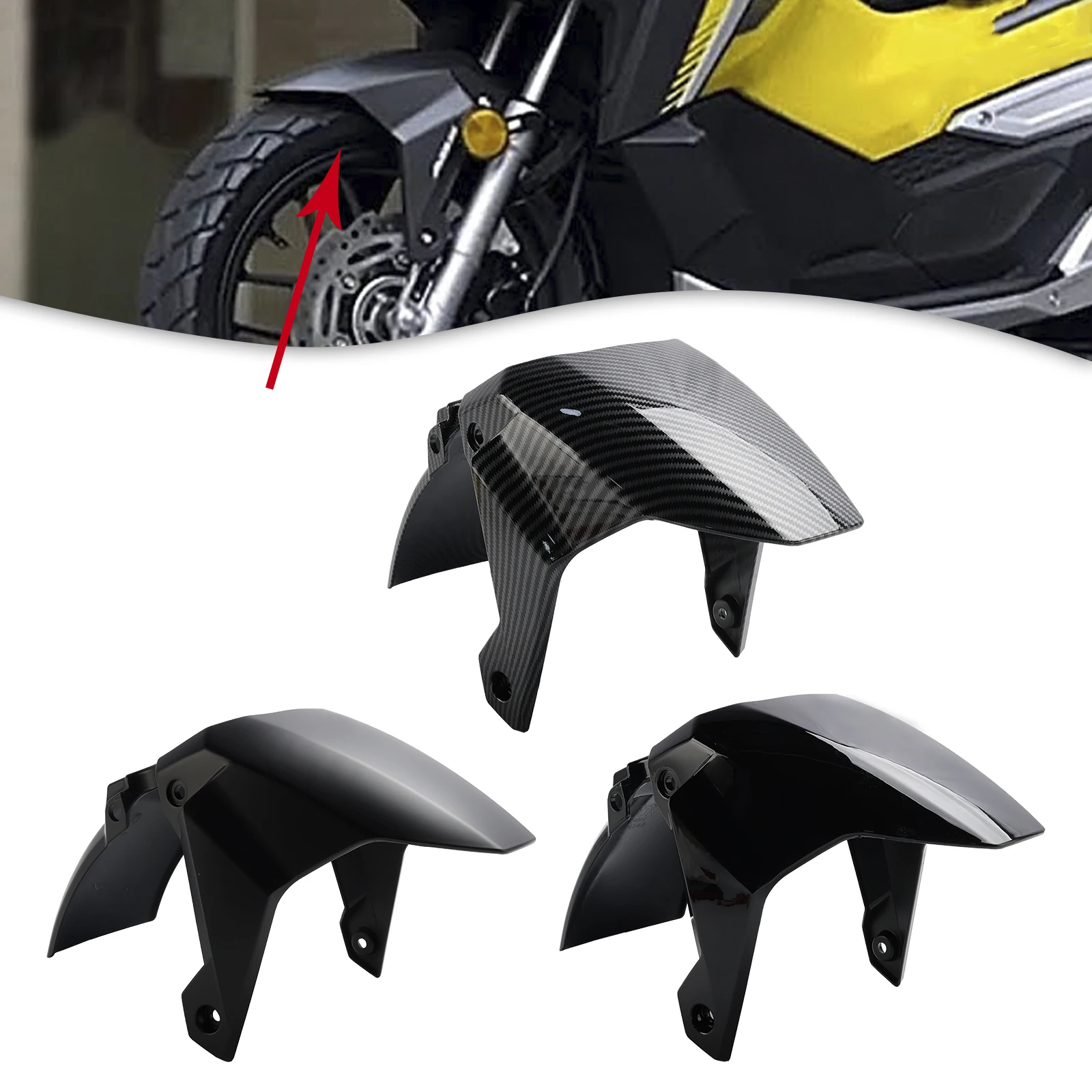 

Topteng Front Fender Mudguard Fairing Cowl For Honda ADV 160 2023-2024