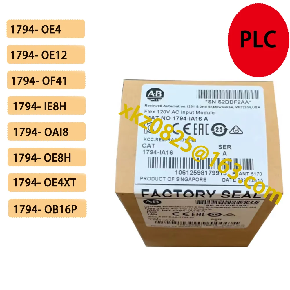 

Совершенно новый оригинальный Spot PLC AB1794-OE4 1794-OE4XT 1794-OE12 1794-OE8H 1794-OF4I 1794-IE8H 1794-OAI8 1794-AENT 1794-OB16P