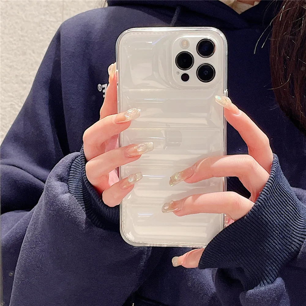 The Puffer Case For iPhone 15 14 13 12 11 Pro Max XR X XS 7 8 Plus