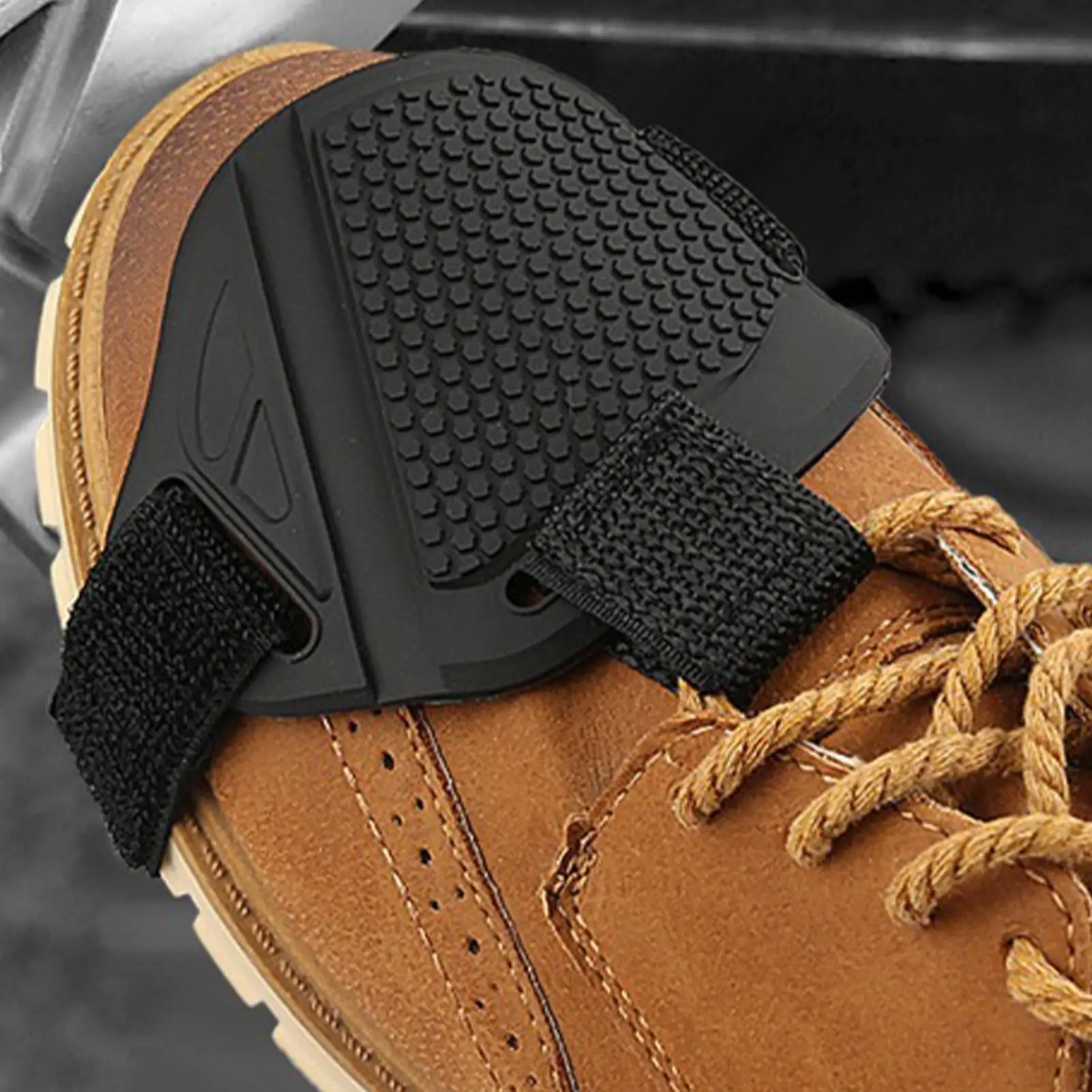 Motorcycle Shift Pad Anti-Slip Gear Shoes Cover Motorcycle Boots Cover Protector Pad Pedal Foot Pad Rubber Cover Accessories