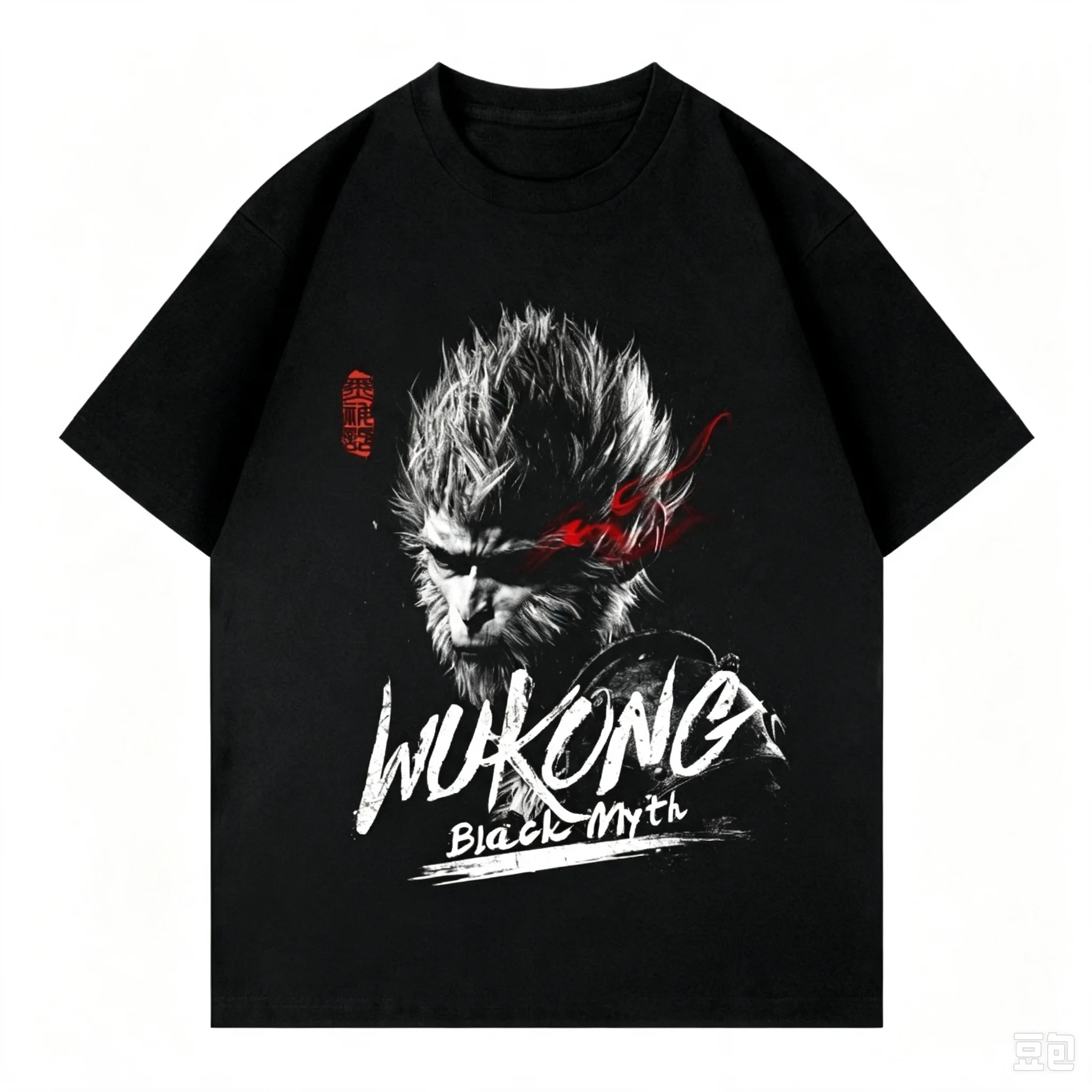 Black Myth Wukong Game T‑shirt Men Women Sun Wukong Graphic Tee Chinese Game Streetwear Unisex Short Sleeve Casual Cotton Tops
