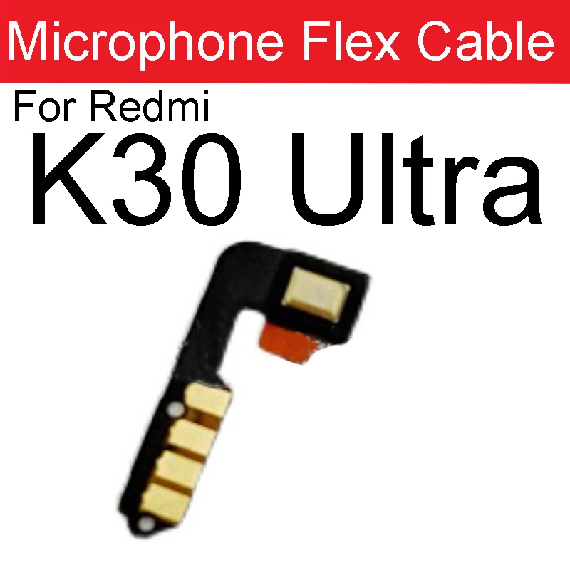 Microphone Flex Cable For Xiaomi Redmi K30 Ultra Mi 11 Pro Mi9 SE Mi Max 3 Microphone MIC Connector Flex Cable Parts